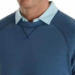 FootJoy French Terry Crewneck -Golf Clubs Shop footjoy french terry crewneck ink heather 03 26253.1673906382
