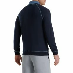 FootJoy French Terry Crewneck -Golf Clubs Shop footjoy french terry crewneck navy 02 70548.1673901407