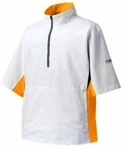 FootJoy Hydrolite Short Sleeve Rain Shirt - Previous Season Style 5 FootJoy Hydrolite Short Sleeve Rain Shirt - Previous Season Style -Golf Clubs Shop footjoy hydrolite short sleeve rain shirt previous season style white yellow black 01 75939.1632930642