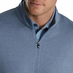 FootJoy Jacquard Texture Midlayer -Golf Clubs Shop footjoy jacquard texture midlayer bluestone 03 03284.1673901364