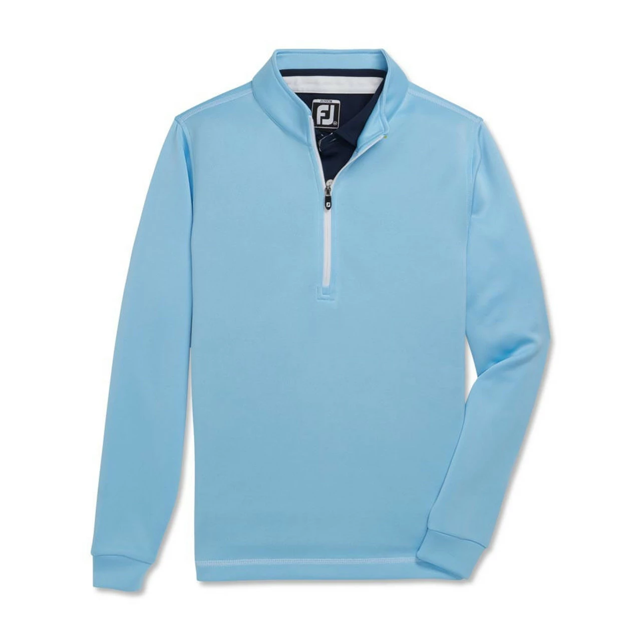 FootJoy Junior 1/2 Zip Midlayer With Contrast Stitch 2 FootJoy Junior 1/2 Zip Midlayer With Contrast Stitch - Image 2