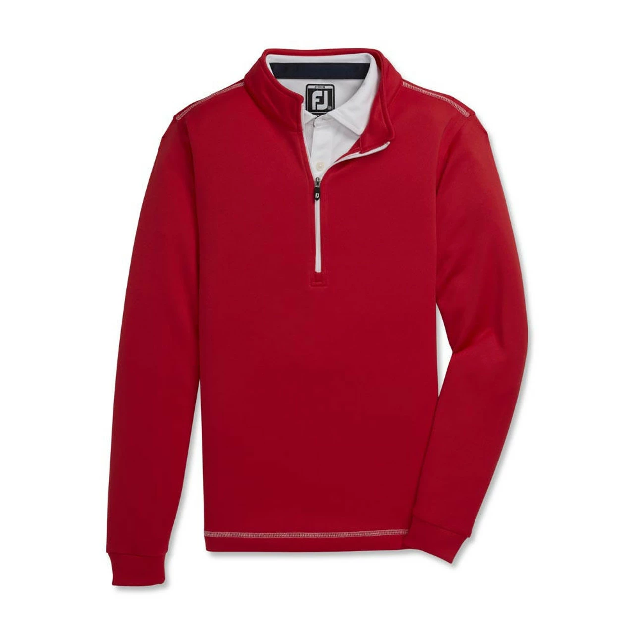 FootJoy Junior 1/2 Zip Midlayer With Contrast Stitch 5 FootJoy Junior 1/2 Zip Midlayer With Contrast Stitch - Image 5