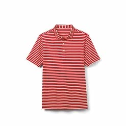 FootJoy Junior Striped Pique Self Collar Polo 10 FootJoy Junior Striped Pique Self Collar Polo -Golf Clubs Shop footjoy junior striped pique self collar polo red white 01 36896.1676586375
