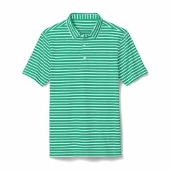 FootJoy Junior Striped Pique Self Collar Polo 14 FootJoy Junior Striped Pique Self Collar Polo -Golf Clubs Shop footjoy junior striped pique self collar polo spearmint white 01 82052.1676584004