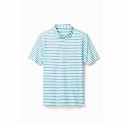 FootJoy Junior Striped Pique Self Collar Polo 13 FootJoy Junior Striped Pique Self Collar Polo -Golf Clubs Shop footjoy junior striped pique self collar polo white light blue 01 58678.1676597387