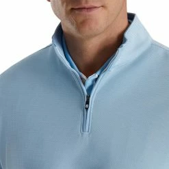 FootJoy Lightweight Jaquard 1/4 Zip 18 FootJoy Lightweight Jaquard 1/4 Zip -Golf Clubs Shop footjoy lightweight jacquard 1 4 zip dusk blue 03 67418.1673900851