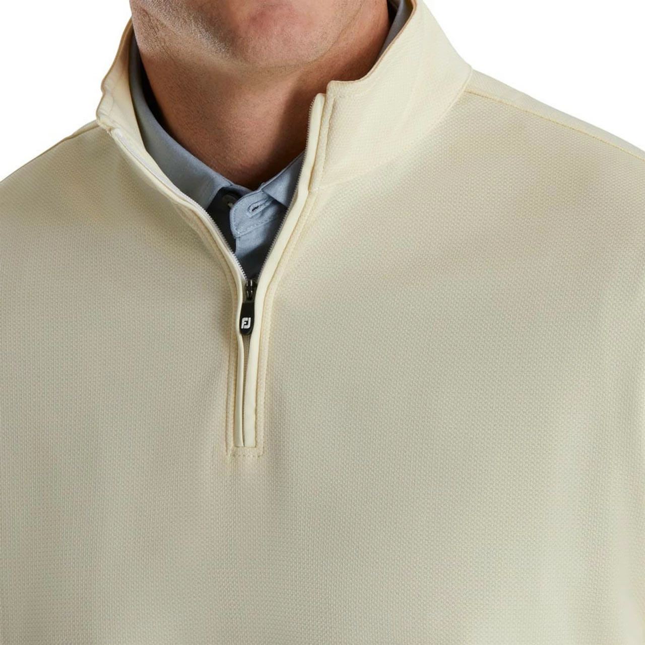 FootJoy Lightweight Jaquard 1/4 Zip 7 FootJoy Lightweight Jaquard 1/4 Zip - Image 7
