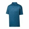 FootJoy Lisle School Of Fish Print Self Collar Polo -Golf Clubs Shop footjoy lisle school of fish print self collar polo ink 01 92092.1648732955