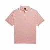 FootJoy Lisle Space Dye Microstripe Self Collar Polo -Golf Clubs Shop footjoy lisle space dye microstripe self collar polo coral 01 10485.1632349281