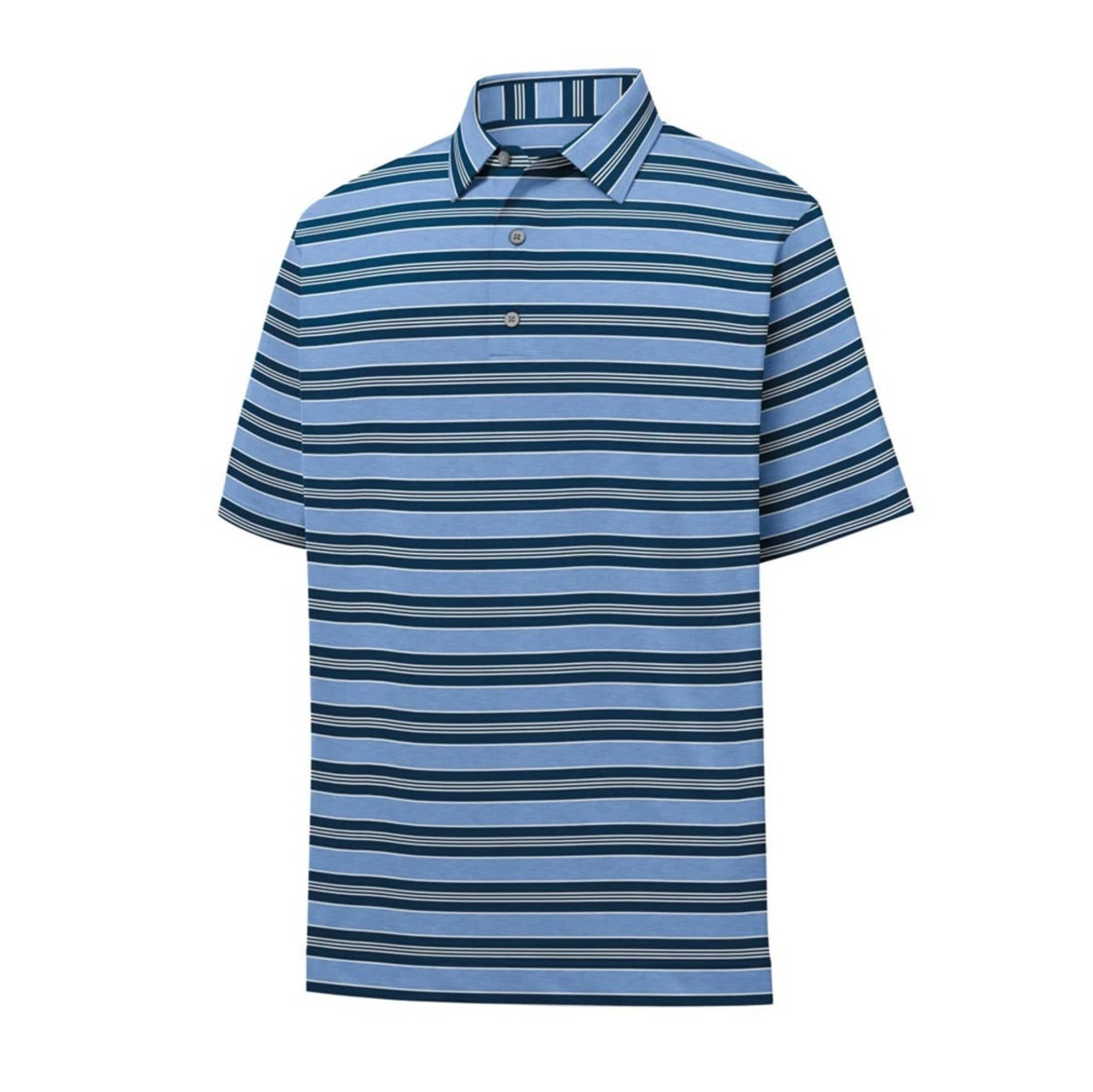 FootJoy Lisle Traditional Stripe Self Collar Polo 2 FootJoy Lisle Traditional Stripe Self Collar Polo - Image 2