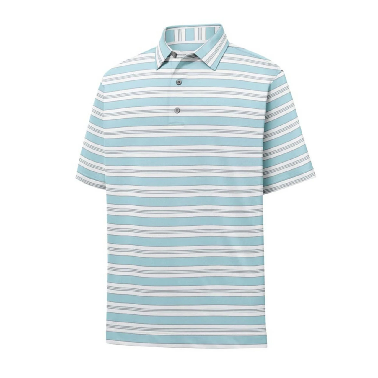 FootJoy Lisle Traditional Stripe Self Collar Polo 3 FootJoy Lisle Traditional Stripe Self Collar Polo - Image 3