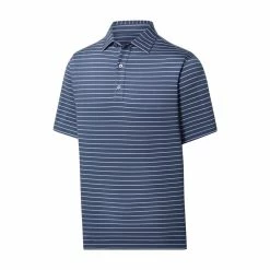 FootJoy Lisle Triple Pinstripe Self Collar Polo 23 FootJoy Lisle Triple Pinstripe Self Collar Polo -Golf Clubs Shop footjoy lisle triple pinstripe self collar polo ink 01 31881.1676591797
