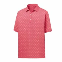 FootJoy Lisle Weather Print Self Collar Polo 5 FootJoy Lisle Weather Print Self Collar Polo -Golf Clubs Shop footjoy lisle weather print self collar polo cape red 01 92257.1632336140
