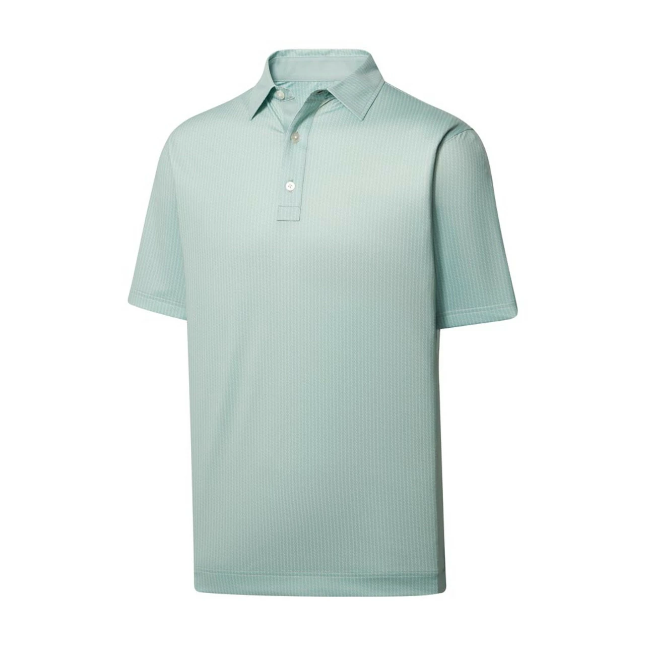 FootJoy Lisle ZigZag Print Self Collar Polo 2 FootJoy Lisle ZigZag Print Self Collar Polo - Image 2