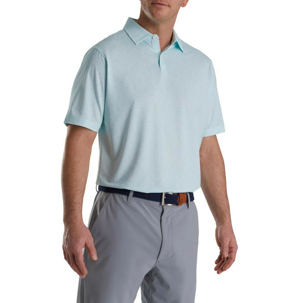 FootJoy Paint Splatter Print Lisle Self Collar Polo 5 FootJoy Paint Splatter Print Lisle Self Collar Polo - Image 5