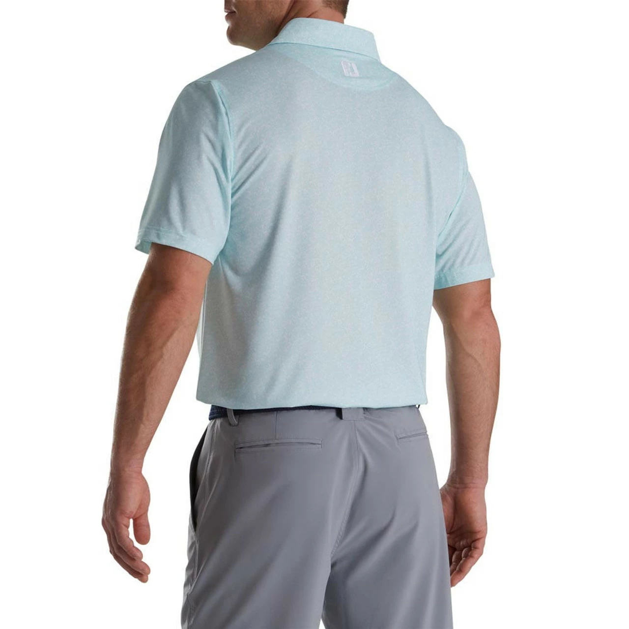 FootJoy Paint Splatter Print Lisle Self Collar Polo 6 FootJoy Paint Splatter Print Lisle Self Collar Polo - Image 6