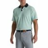 FootJoy Solid Stretch Pique With Stripe Placket Knit Collar Polo 4 FootJoy Solid Stretch Pique With Stripe Placket Knit Collar Polo -Golf Clubs Shop footjoy solid stretch pique with stripe placket knit collar polo sage 01 23495.1673903313