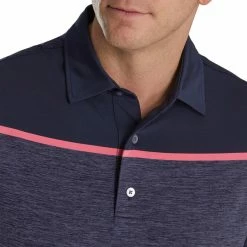 FootJoy Spacedye Block Lisle Self Collar Polo 6 FootJoy Spacedye Block Lisle Self Collar Polo -Golf Clubs Shop footjoy spacedye block lisle self collar polo navy 03 25483.1673901588