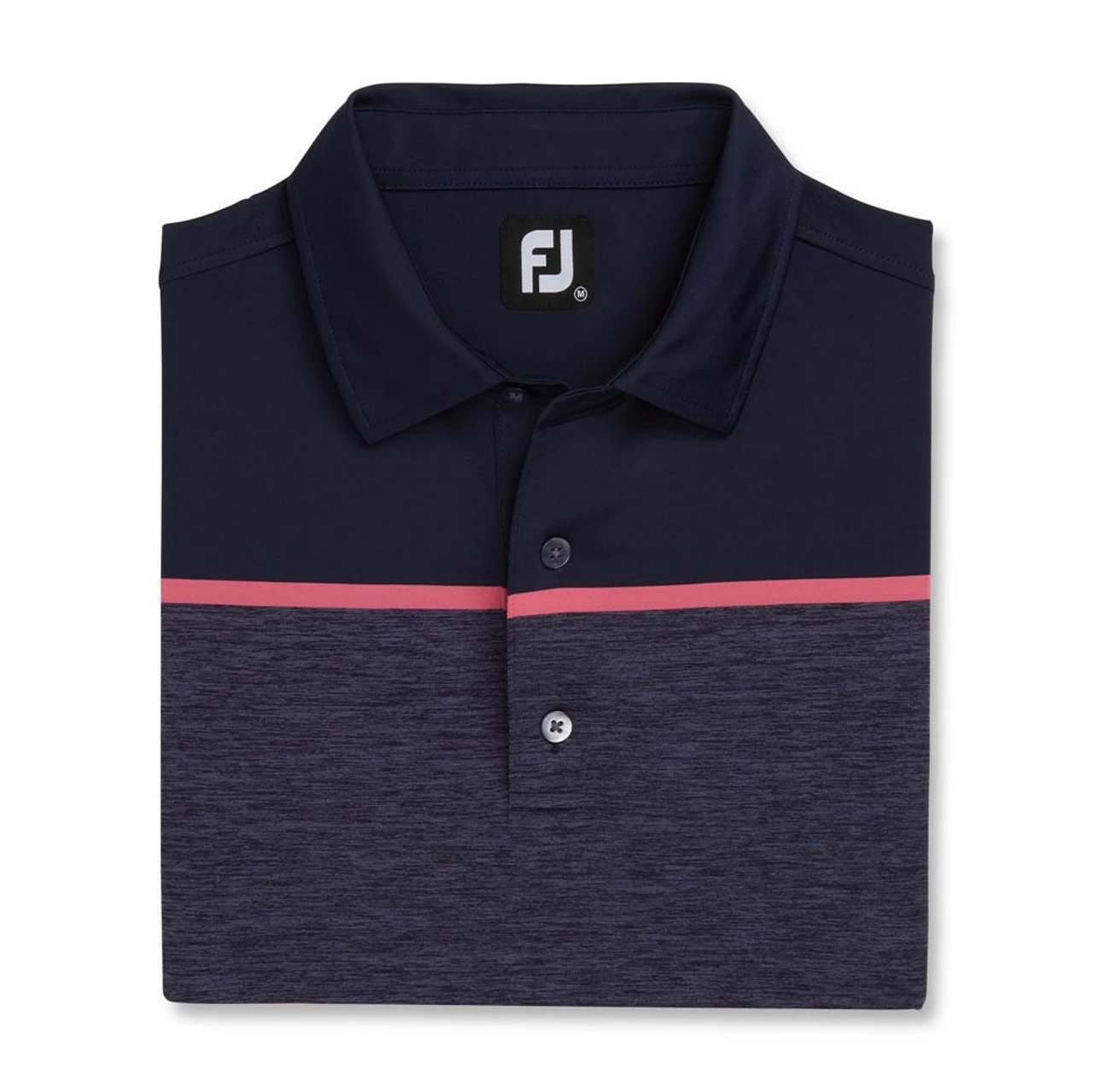 FootJoy Spacedye Block Lisle Self Collar Polo 4 FootJoy Spacedye Block Lisle Self Collar Polo - Image 4