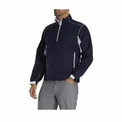 FootJoy Sport Windshirt 12 FootJoy Sport Windshirt -Golf Clubs Shop footjoy sport windshirt navy white 02 05222.1646236671
