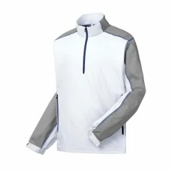 FootJoy Sport Windshirt 20 FootJoy Sport Windshirt -Golf Clubs Shop footjoy sport windshirt white grey royal 01 70111.1646236671