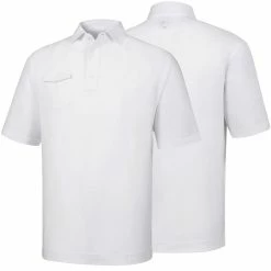 FootJoy Spun Poly Chest Pocket Polo - Self Collar - Closeout -Golf Clubs Shop footjoy spun poly chest pocket polo self collar white 01 92767.1632420481