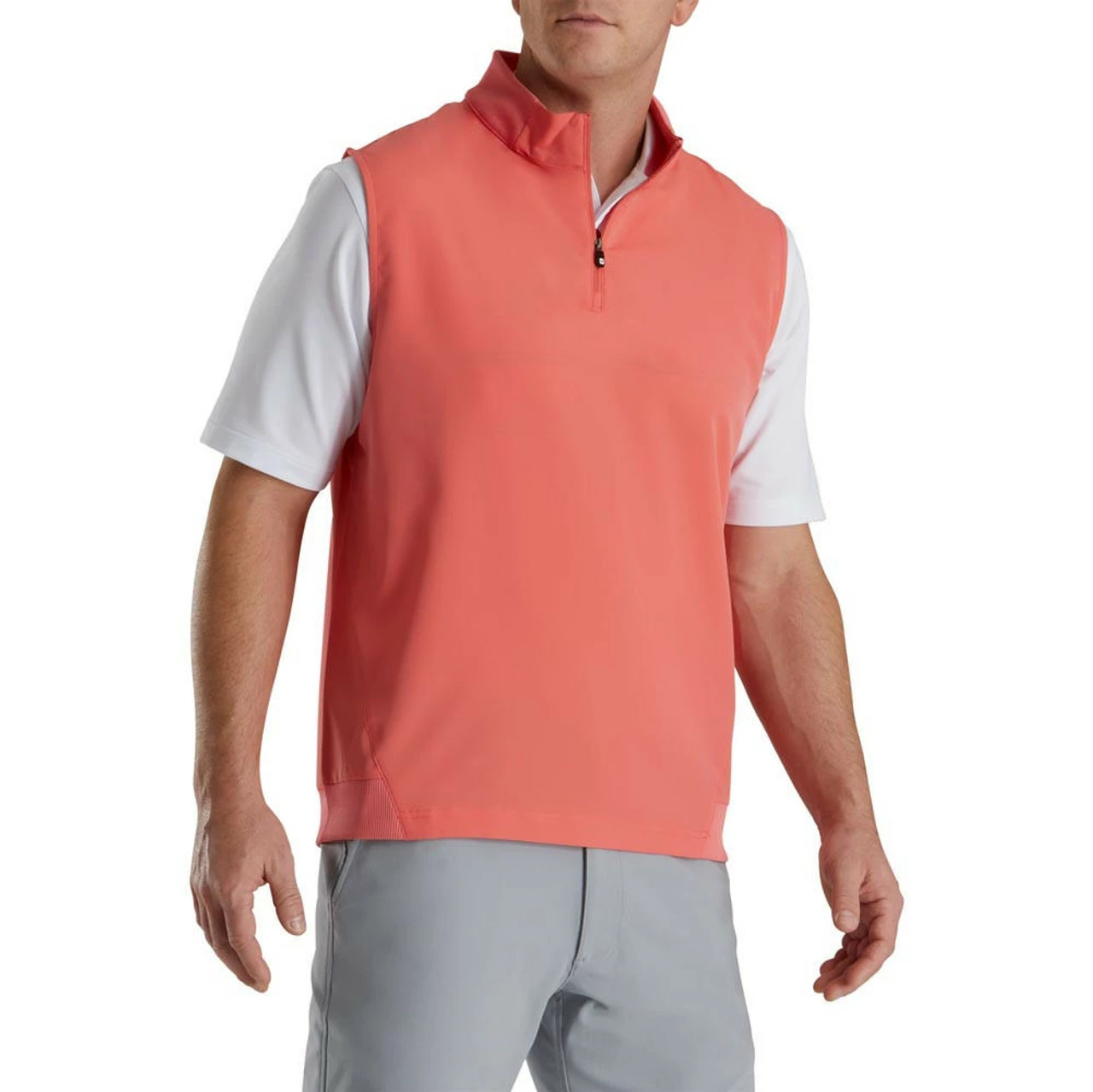 FootJoy Stretch Woven Vest With Knit Accents 13 FootJoy Stretch Woven Vest With Knit Accents - Image 13