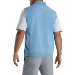 FootJoy Stretch Woven Vest With Knit Accents 17 FootJoy Stretch Woven Vest With Knit Accents -Golf Clubs Shop footjoy stetch woven vest with knit accents dusk blue 02 77099.1673903332