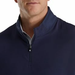 FootJoy Stretch Woven Vest With Knit Accents 26 FootJoy Stretch Woven Vest With Knit Accents -Golf Clubs Shop footjoy stetch woven vest with knit accents navy 03 37453.1673904509