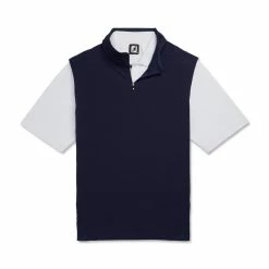 FootJoy Stretch Woven Vest With Knit Accents 27 FootJoy Stretch Woven Vest With Knit Accents -Golf Clubs Shop footjoy stetch woven vest with knit accents navy 04 71696.1673903036