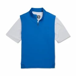 FootJoy Stretch Woven Vest With Knit Accents 23 FootJoy Stretch Woven Vest With Knit Accents -Golf Clubs Shop footjoy stetch woven vest with knit accents royal 04 41157.1673903803