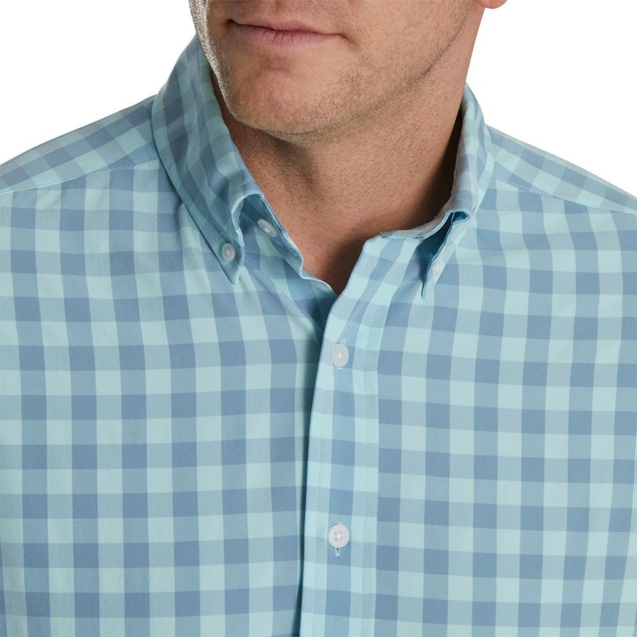 FootJoy Stretch Woven Gingham Shirt 11 FootJoy Stretch Woven Gingham Shirt - Image 11