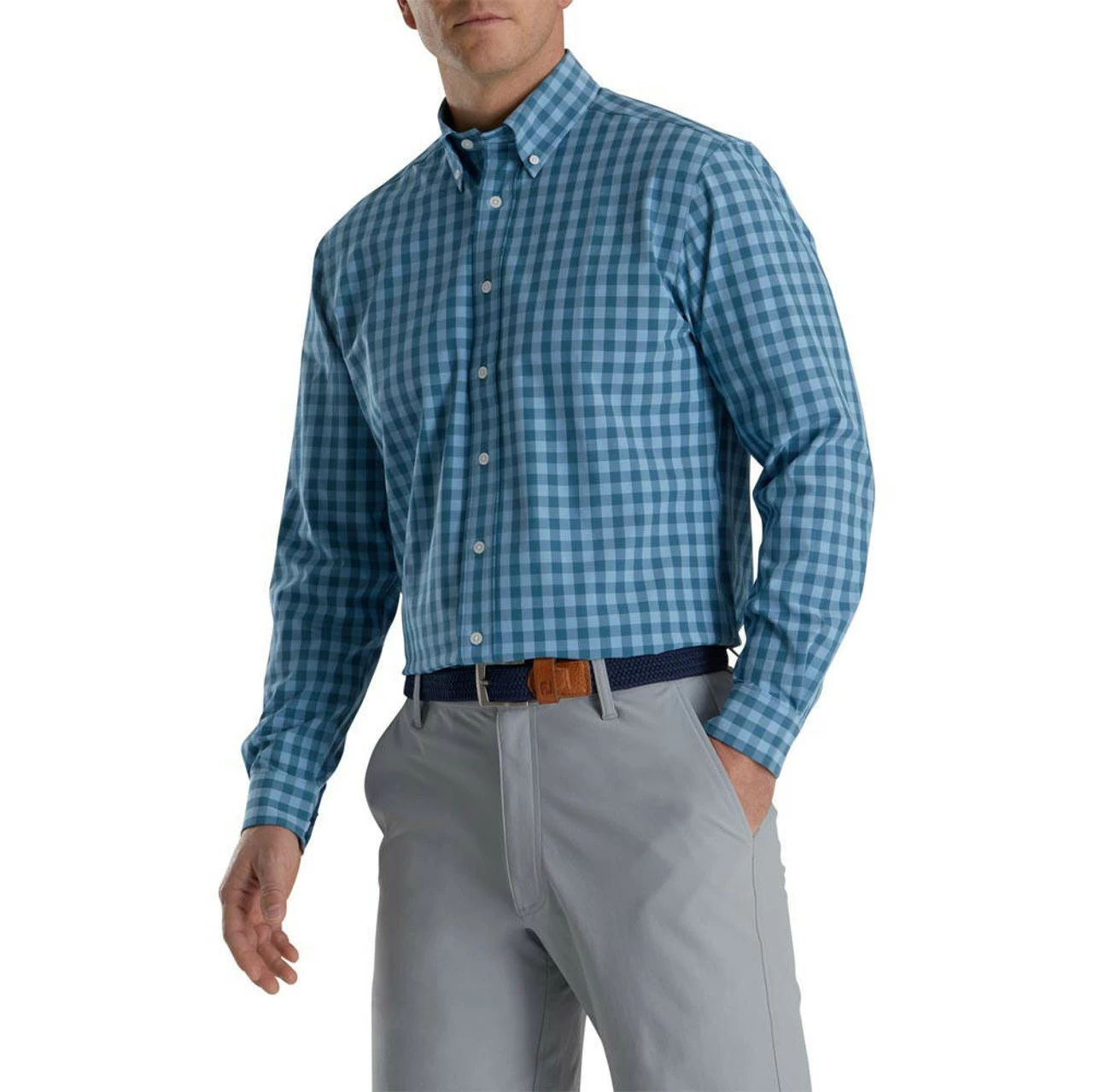 FootJoy Stretch Woven Gingham Shirt 21 FootJoy Stretch Woven Gingham Shirt - Image 21