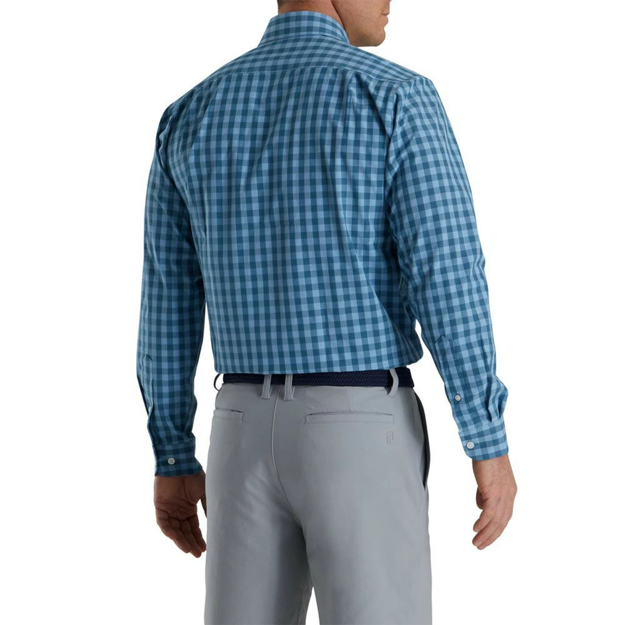 FootJoy Stretch Woven Gingham Shirt 2 FootJoy Stretch Woven Gingham Shirt - Image 2