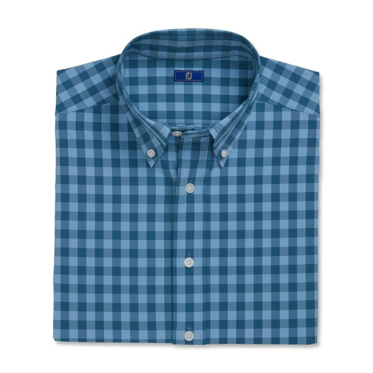 FootJoy Stretch Woven Gingham Shirt 4 FootJoy Stretch Woven Gingham Shirt - Image 4
