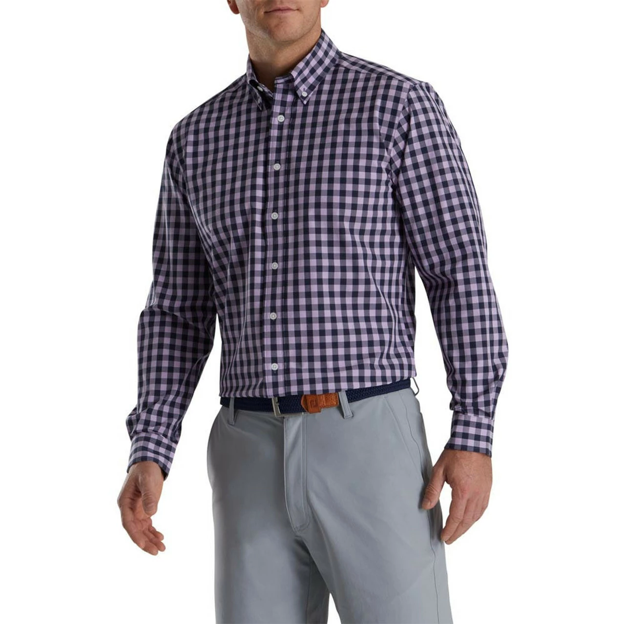 FootJoy Stretch Woven Gingham Shirt 17 FootJoy Stretch Woven Gingham Shirt - Image 17