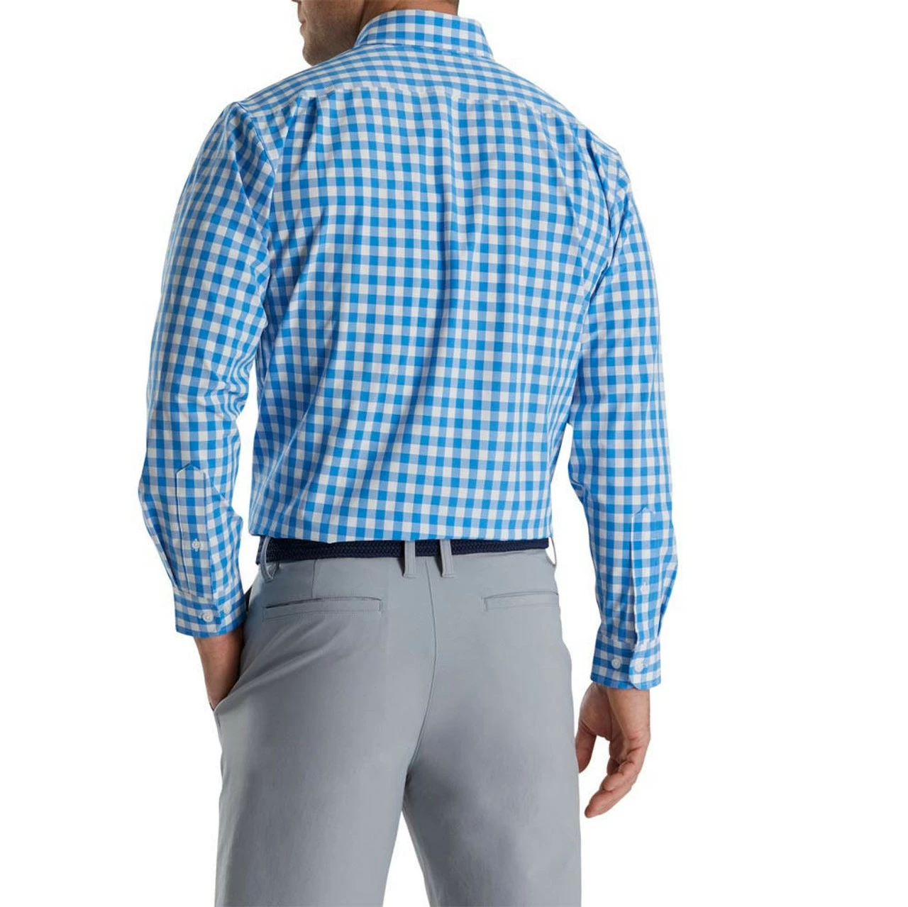 FootJoy Stretch Woven Gingham Shirt 14 FootJoy Stretch Woven Gingham Shirt - Image 14