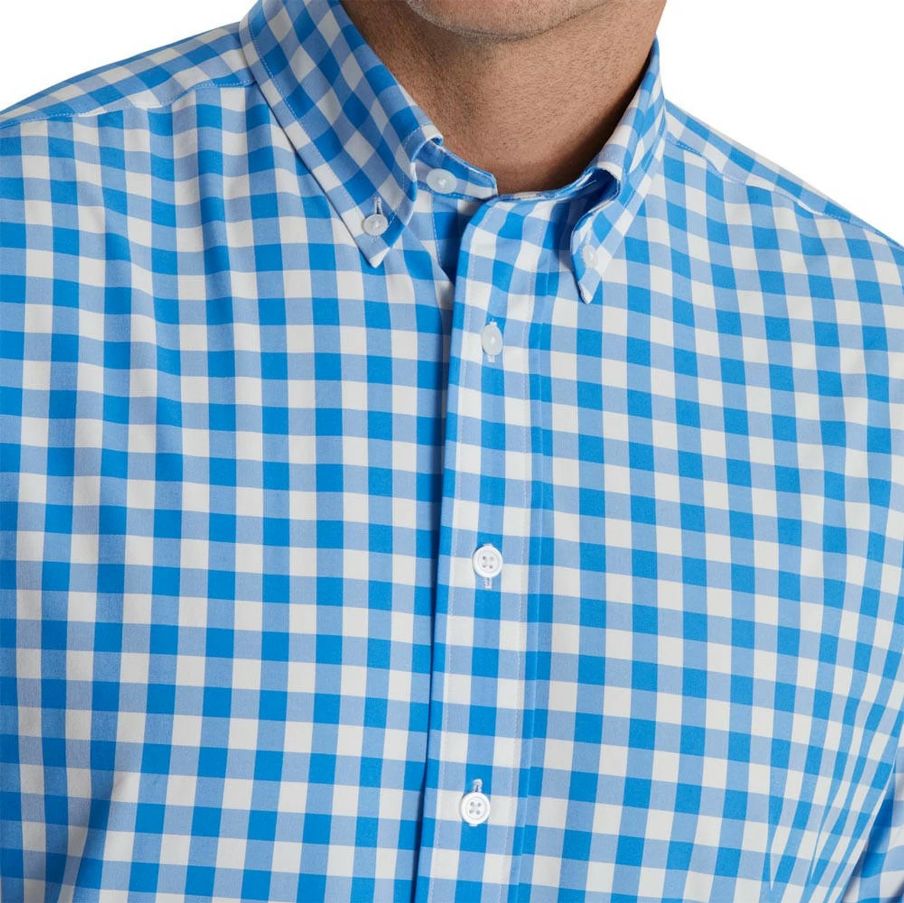 FootJoy Stretch Woven Gingham Shirt 15 FootJoy Stretch Woven Gingham Shirt - Image 15
