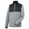 FootJoy Sweater Fleece Pullover 9 FootJoy Sweater Fleece Pullover -Golf Clubs Shop footjoy sweater fleece pullover heather grey black 01 53387.1632772744