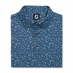 FootJoy Terrazzo Print Lisle Self Collar Polo 11 FootJoy Terrazzo Print Lisle Self Collar Polo -Golf Clubs Shop footjoy terrazzo print lisle self collar polo bluestone 04 50545.1673903676