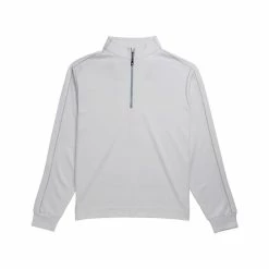 FootJoy Tonal Heather Mid Layer 13 FootJoy Tonal Heather Mid Layer -Golf Clubs Shop footjoy tonal heather mid layer white 01 74335.1636977686