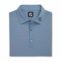 FootJoy Trio Stripe Lisle Self Collar Polo - FJ Logo 7 FootJoy Trio Stripe Lisle Self Collar Polo - FJ Logo -Golf Clubs Shop footjoy trio stripe lisle self collar polo fj logo denim 04 73866.1676595463