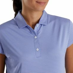 FootJoy Women's Cap Sleeve Tonal Stripe Polo 14 FootJoy Women's Cap Sleeve Tonal Stripe Polo -Golf Clubs Shop footjoy womens cap sleeve tonal stripe polo violet 03 58572.1673899417