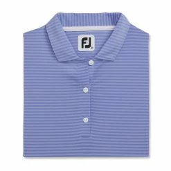 FootJoy Women's Cap Sleeve Tonal Stripe Polo 15 FootJoy Women's Cap Sleeve Tonal Stripe Polo -Golf Clubs Shop footjoy womens cap sleeve tonal stripe polo violet 04 67376.1673904291