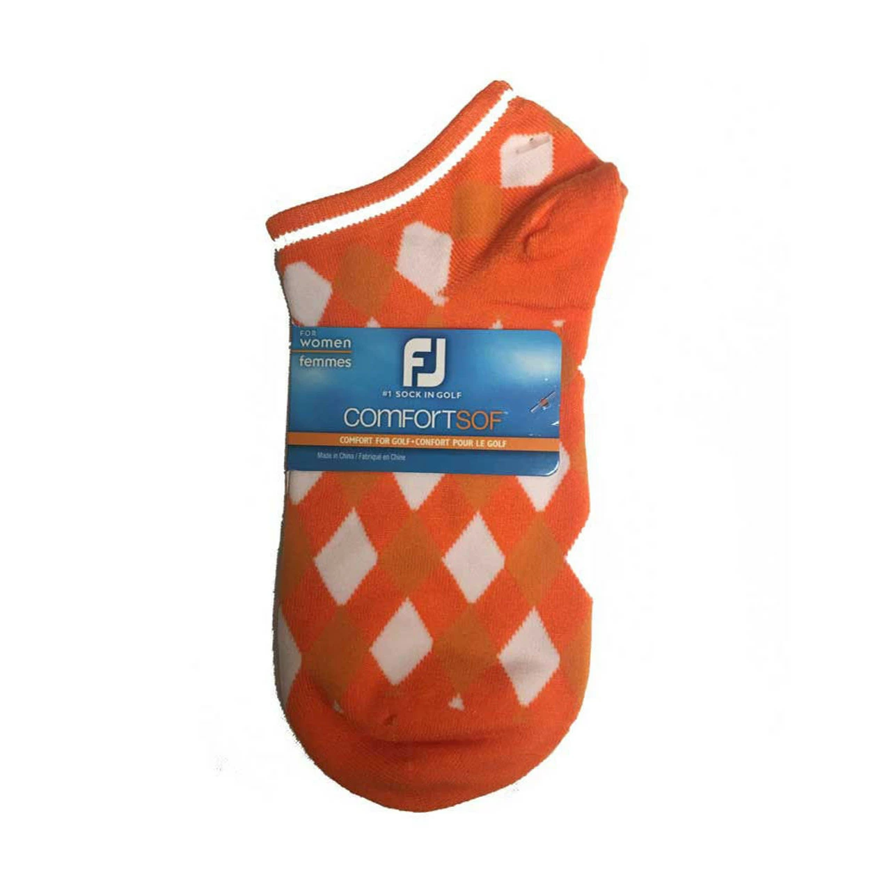 FootJoy Women's ComfortSof Low Cut Argyle Print Fashion Sock 3 FootJoy Women's ComfortSof Low Cut Argyle Print Fashion Sock - Image 3