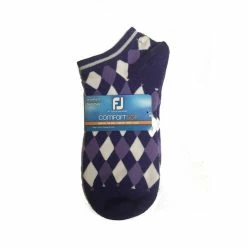 FootJoy Women's ComfortSof Low Cut Argyle Print Fashion Sock 10 FootJoy Women's ComfortSof Low Cut Argyle Print Fashion Sock -Golf Clubs Shop footjoy womens comfortsof low cut argyle print fashion sock purple 01 87628.1673901045
