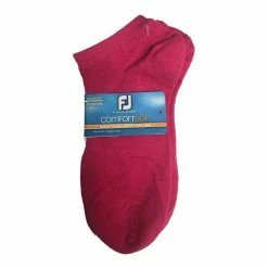 FootJoy Women's ComfortSof Low Cut Solid Print Fashion Sock -Golf Clubs Shop footjoy womens comfortsof low cut solid print fashion sock pink 01 11759.1671655143