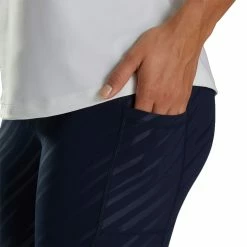 FootJoy Women's Embossed Legging 10 FootJoy Women's Embossed Legging -Golf Clubs Shop footjoy womens embossed legging navy 03 19430.1678206780