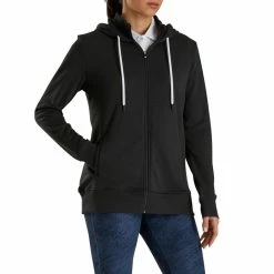 FootJoy Women's Full-Zip Hoodie - Prior Generation 13 FootJoy Women's Full-Zip Hoodie - Prior Generation -Golf Clubs Shop footjoy womens full zip hoodie black 02 17863.1633109708