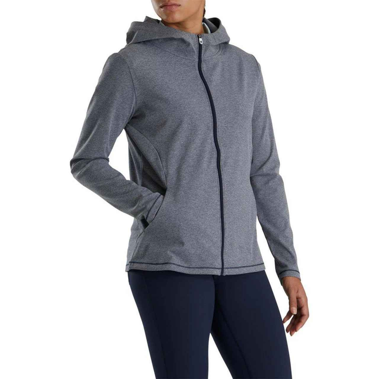FootJoy Women's Full-Zip Hoodie 3 FootJoy Women's Full-Zip Hoodie - Image 3